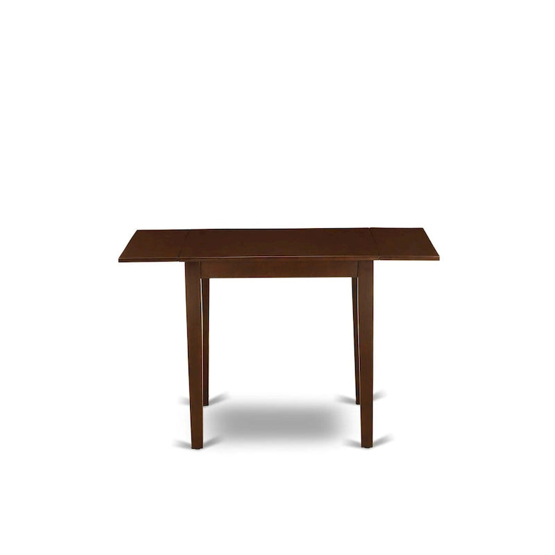 Ensemble de salle à manger East West Furniture - Table de salle à manger rectangulaire et chaises de cuisine, acajou (Option de pièces)