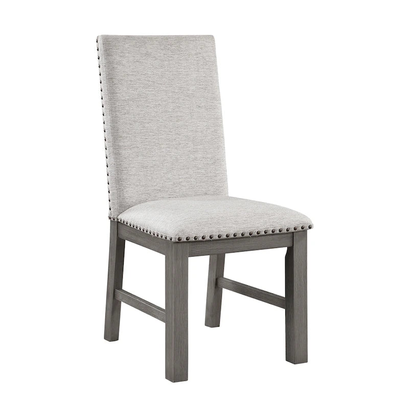 Ensemble de salle à manger 9 pièces avec table à rallonge et 8 chaises rembourrées