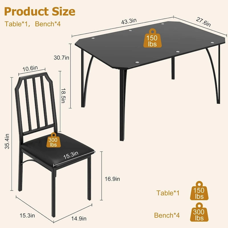 Ensemble table à manger 2/4 personnes