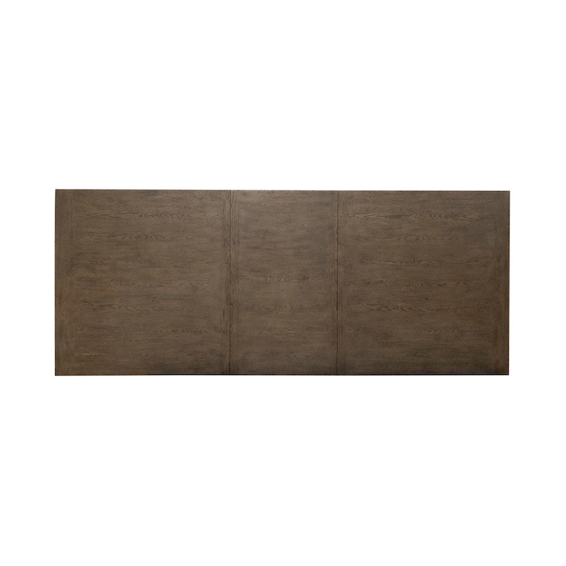 Ensemble table de salle à manger et chaises de ferme Americana, taupe clair, avec piédestal, plusieurs options disponibles