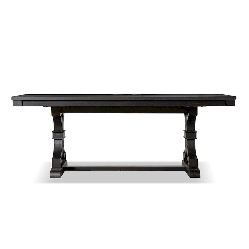 Ensemble de salle à manger 5 pièces en bois noir Kieran Farmhouse de Furniture of America