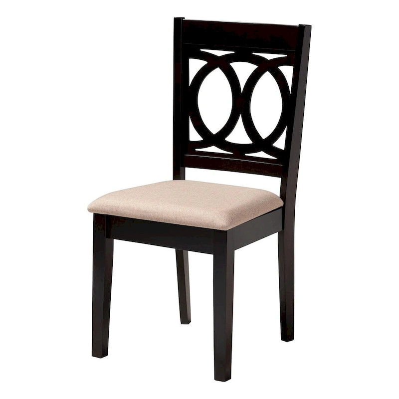 Ensemble de salle à manger Kara en bois moderne 5 pièces