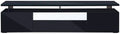 Adam 78 Modern TV Stand with Storage and Cable Management for TVs up to 85- Black