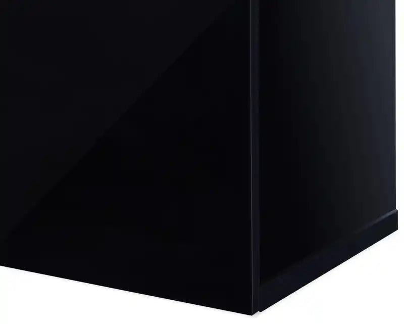 Adam 78 Modern TV Stand with Storage and Cable Management for TVs up to 85- Black