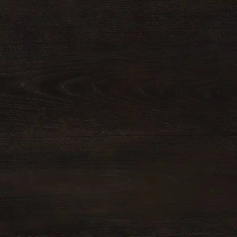 Table de salle à manger avec piètement tréteaux, 86 po L - Noir fusain