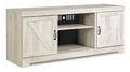 Bellaby 63 Rustic TV Stand with Storage and Cable Management for TVs up to 70- Whitewash