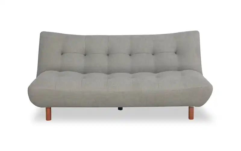 Campus 76 Fabric Klik Klak Futon with Tufting and Wood Legs