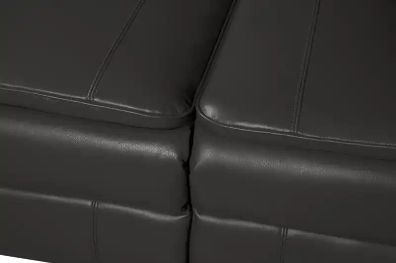 82 Leather-Look Fabric Power Reclining Sofa with USB Ports