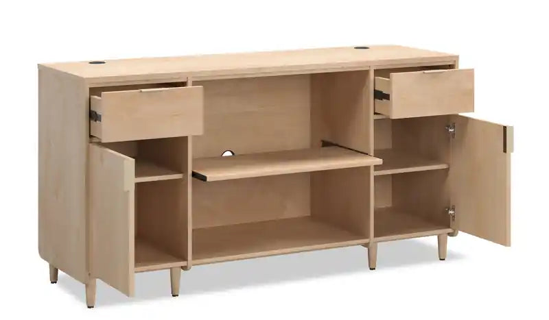 Clifford Place 59.06 Commercial Grade Credenza - Natural Maple
