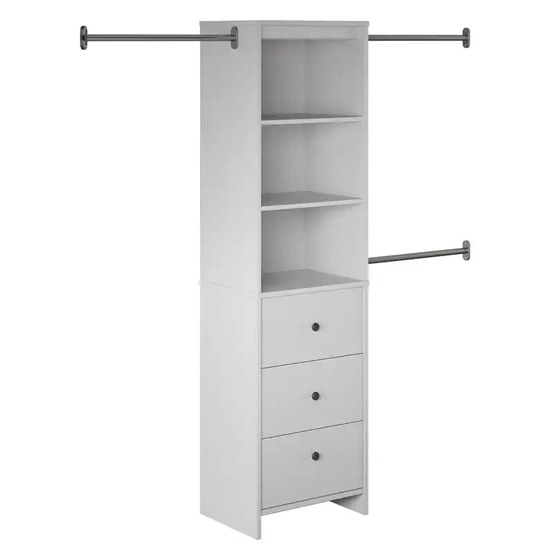 Dorel Home Beckett Closet Storage Organizer - Dove Grey