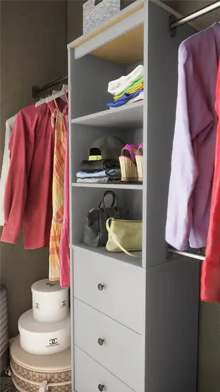 Closet Storage Organizer - Dove Grey