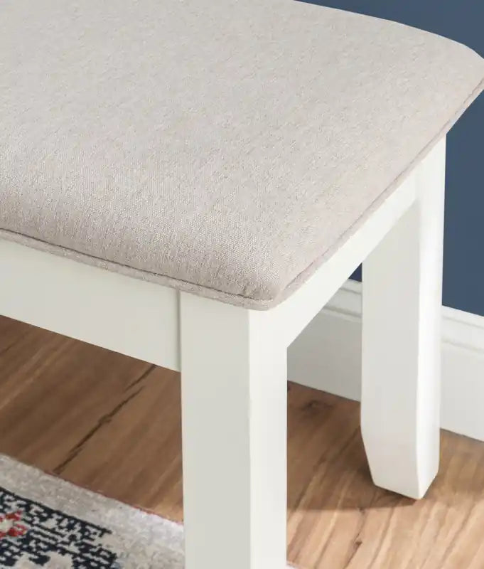 Fabric Storage Dining Bench