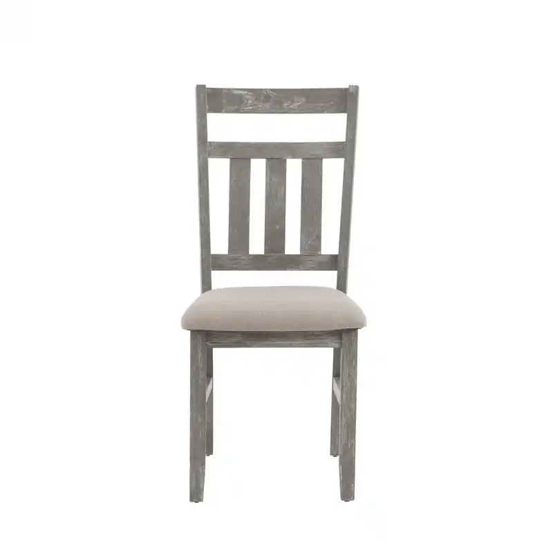 Turino Fabric Weathered Grey Dining Chair