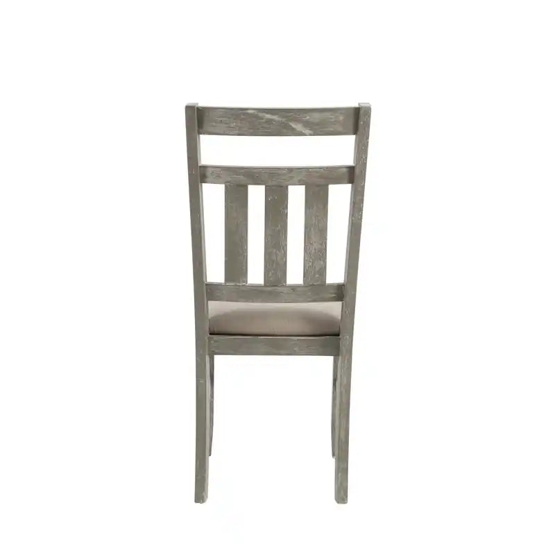 Turino Fabric Weathered Grey Dining Chair
