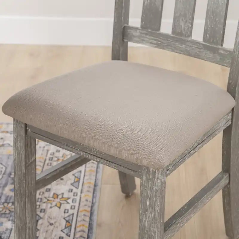Turino Fabric Weathered Grey Dining Chair