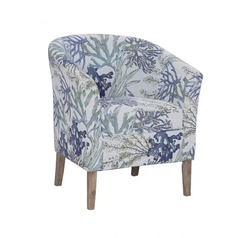 Simon Fabric Oceanside Accent Chair