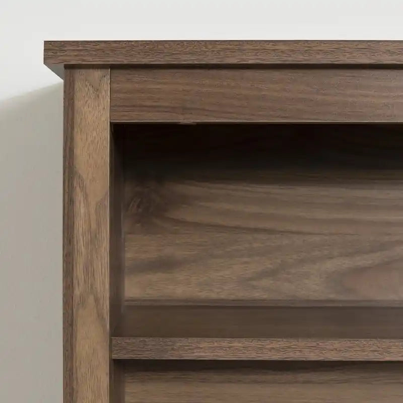 Mates Bed And Bookcase Headboard Set Natural Walnut - Twin Bed