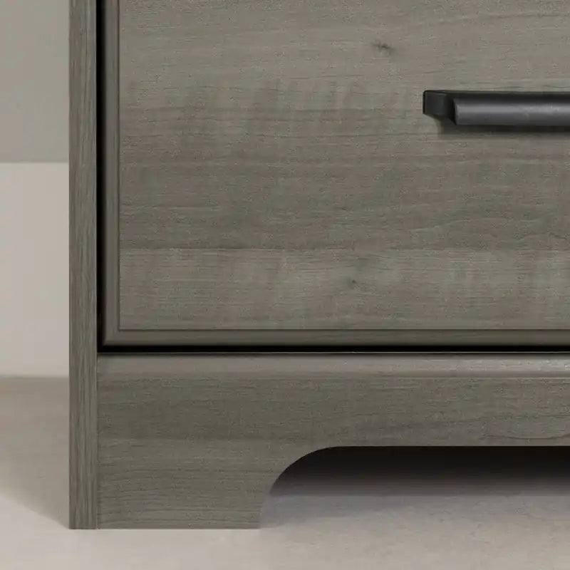 Versa 2-drawer Nightstand - End Table With Storage - Gray Maple