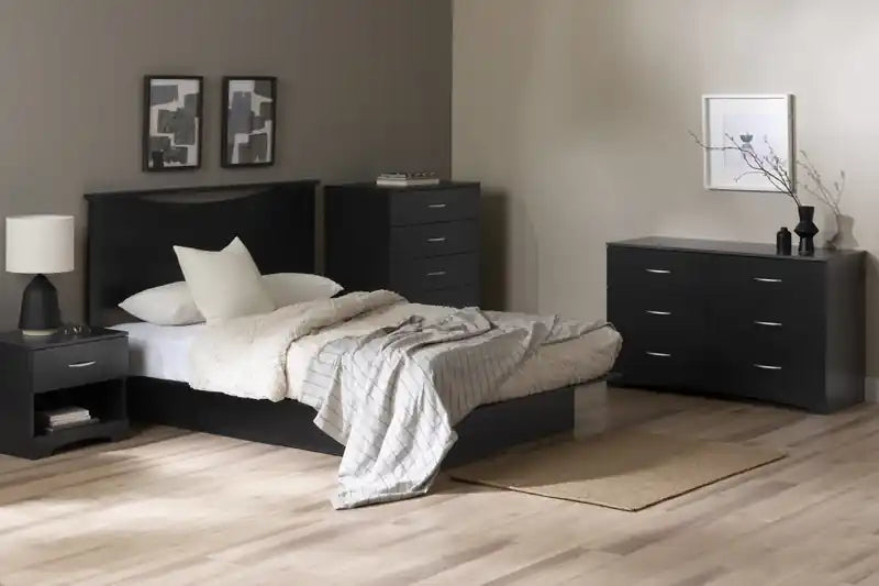 5-Drawer Chest - Pure Black