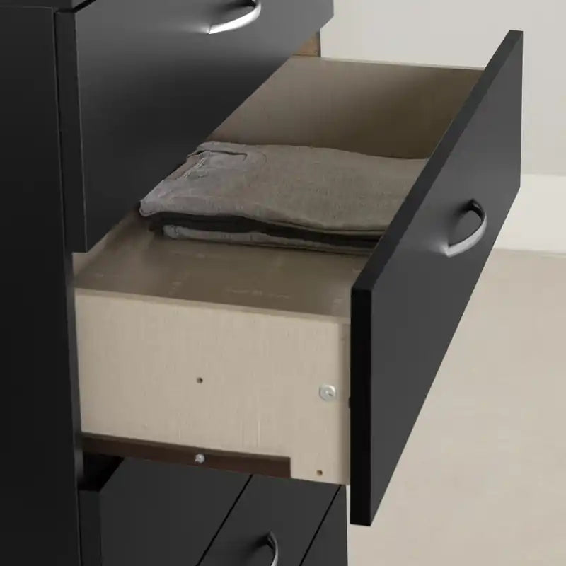 5-Drawer Chest - Pure Black