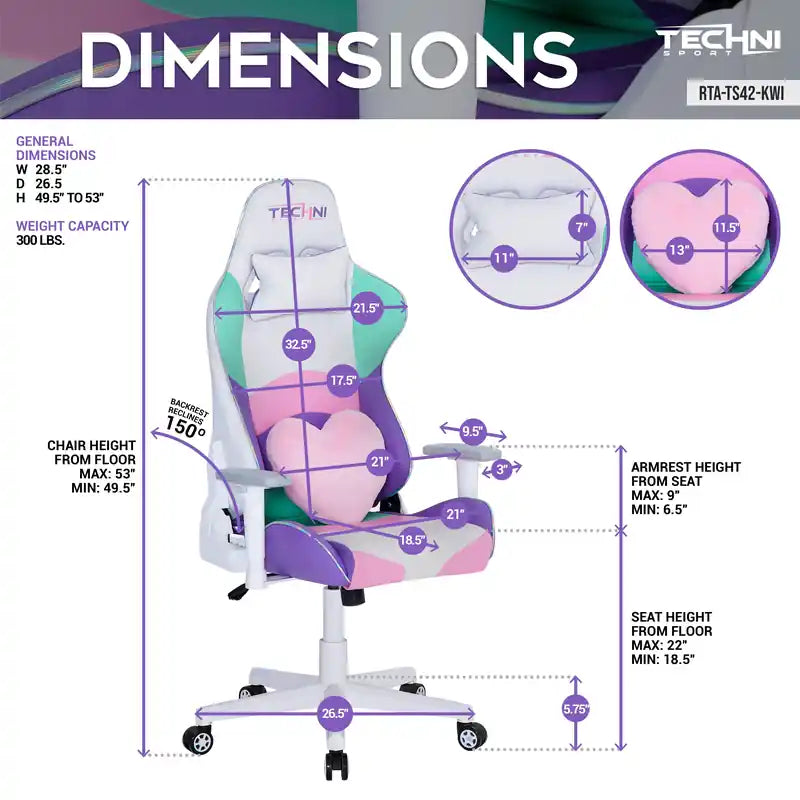 Office Gaming Chair - Kawaii