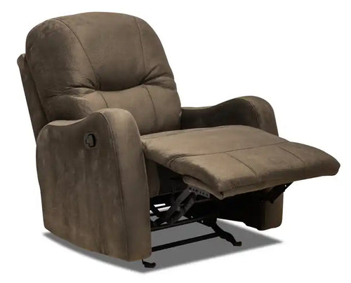 33.5 Fabric Reclining Chair - Chocolate Brown
