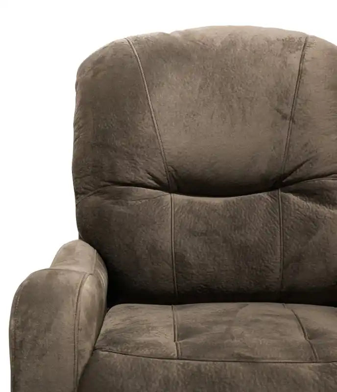 Made in Canada Everett 33.5 Fabric Reclining Chair - Chocolate Brown