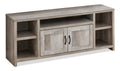 Leland 60 TV Stand with Storage and Cable Management for TVs up to 65- Taupe