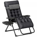 Outsunny Padded Zero Gravity Chair, Folding Recliner Chair