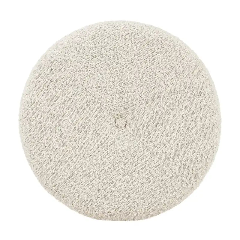 14.75 Round Fabric Storage Ottoman